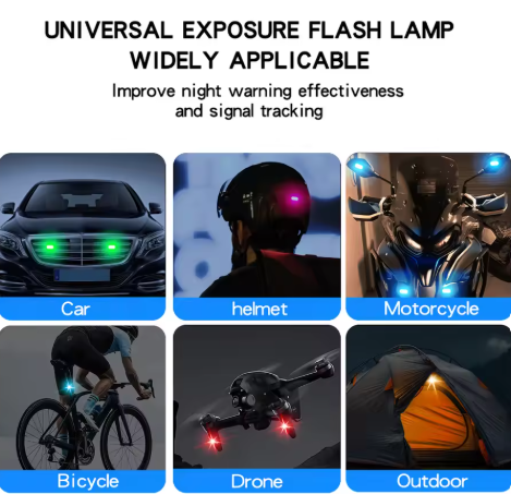Wireless LED Strobe Lights Car Decor Atmosphere Light