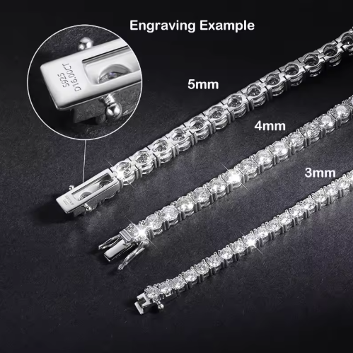 Moissanite Bracelet | *Passes the diamond tester*