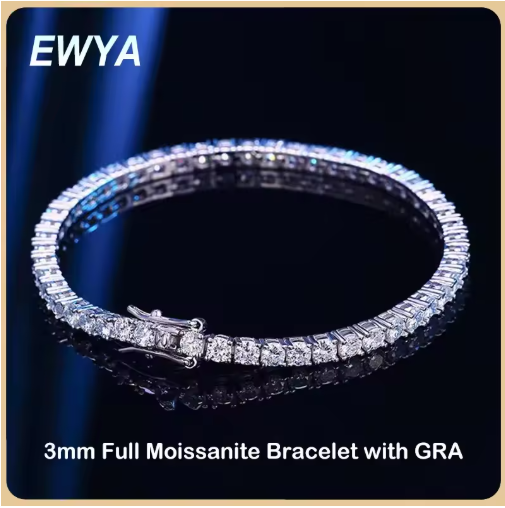Moissanite Bracelet | *Passes the diamond tester*